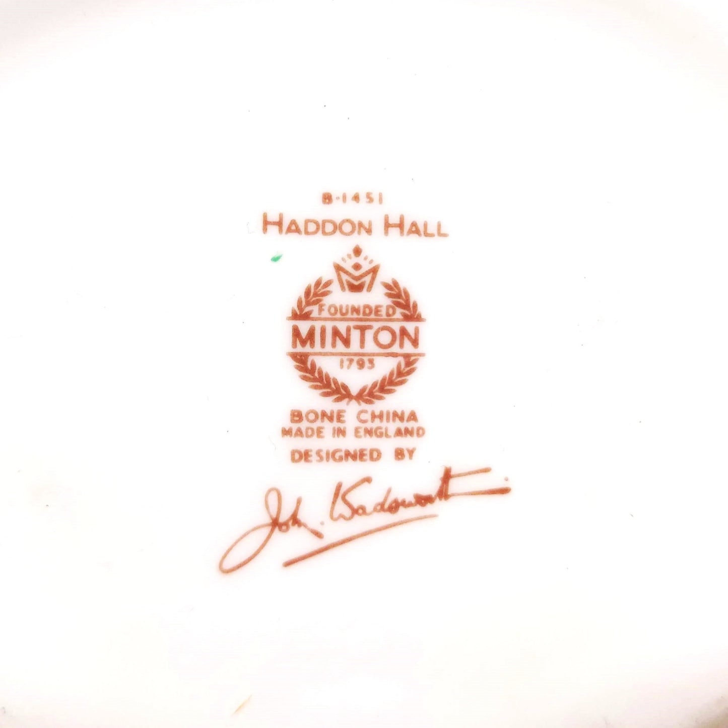 MINTON HADDONHALL ティーセット サイン付 【1点限り】