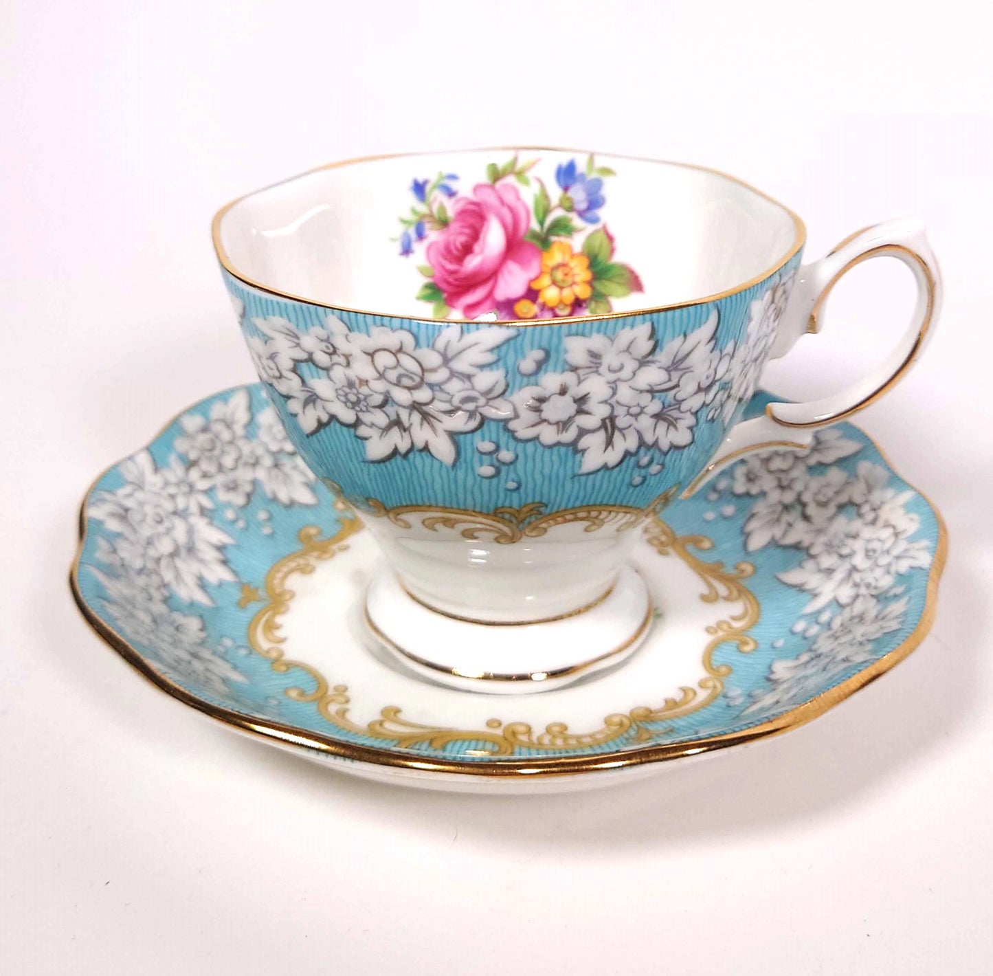 ROYALALBERT Enchanmentblue カップ&ソーサー