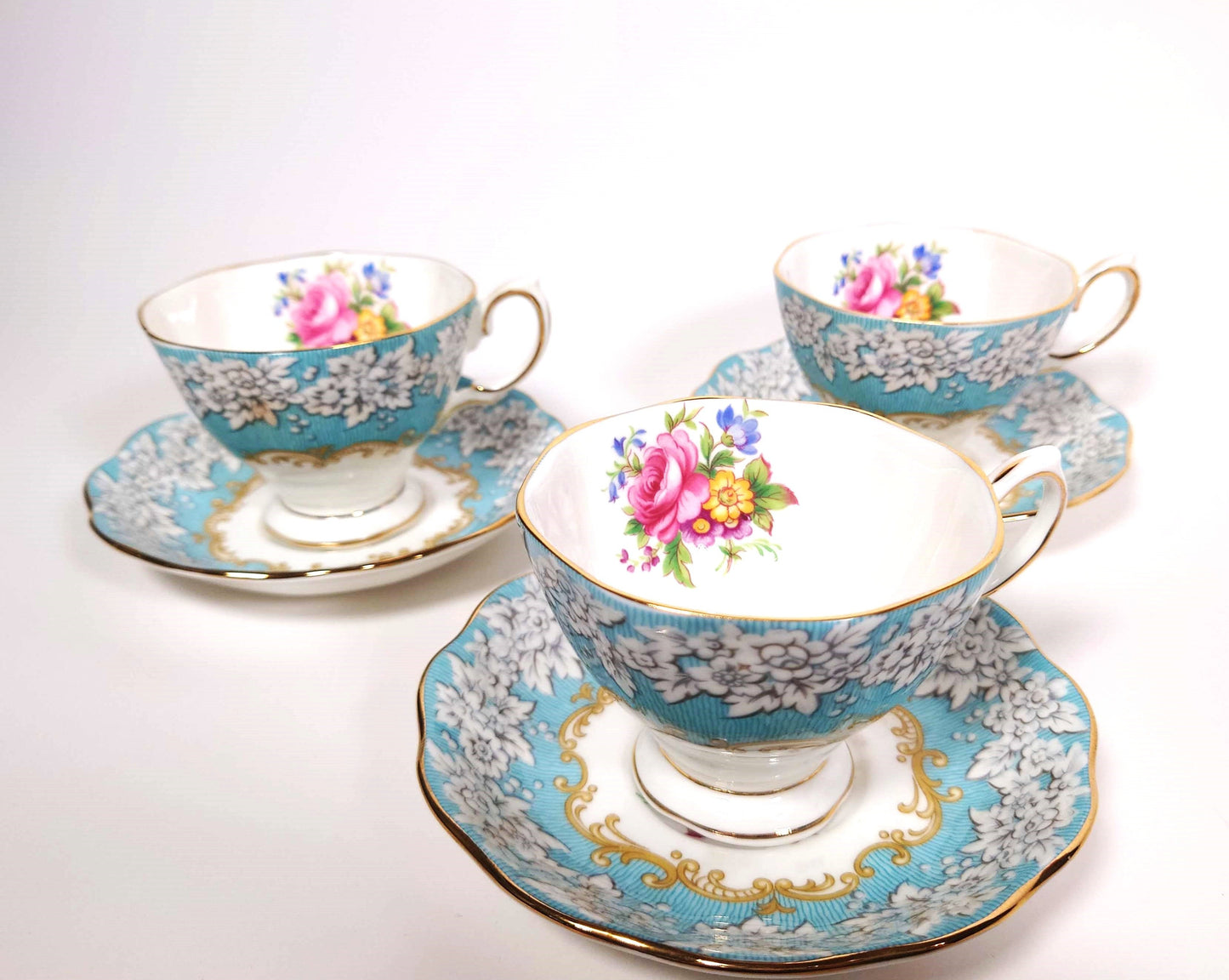 ROYALALBERT Enchanmentblue カップ&ソーサー