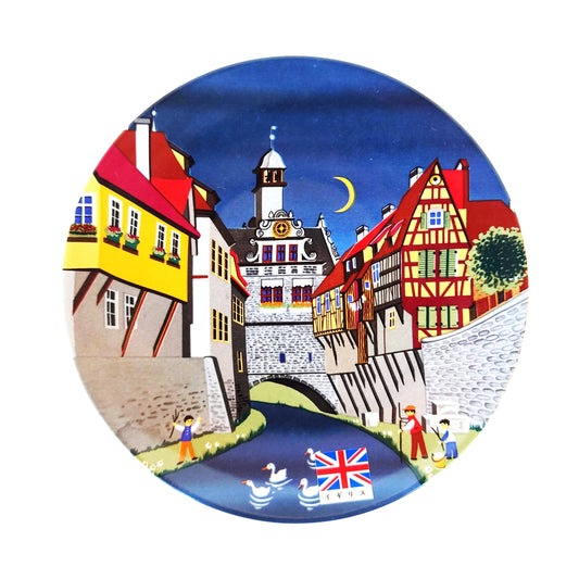 PoolePottery EuropeanTowns MARKTBREIT 飾皿　