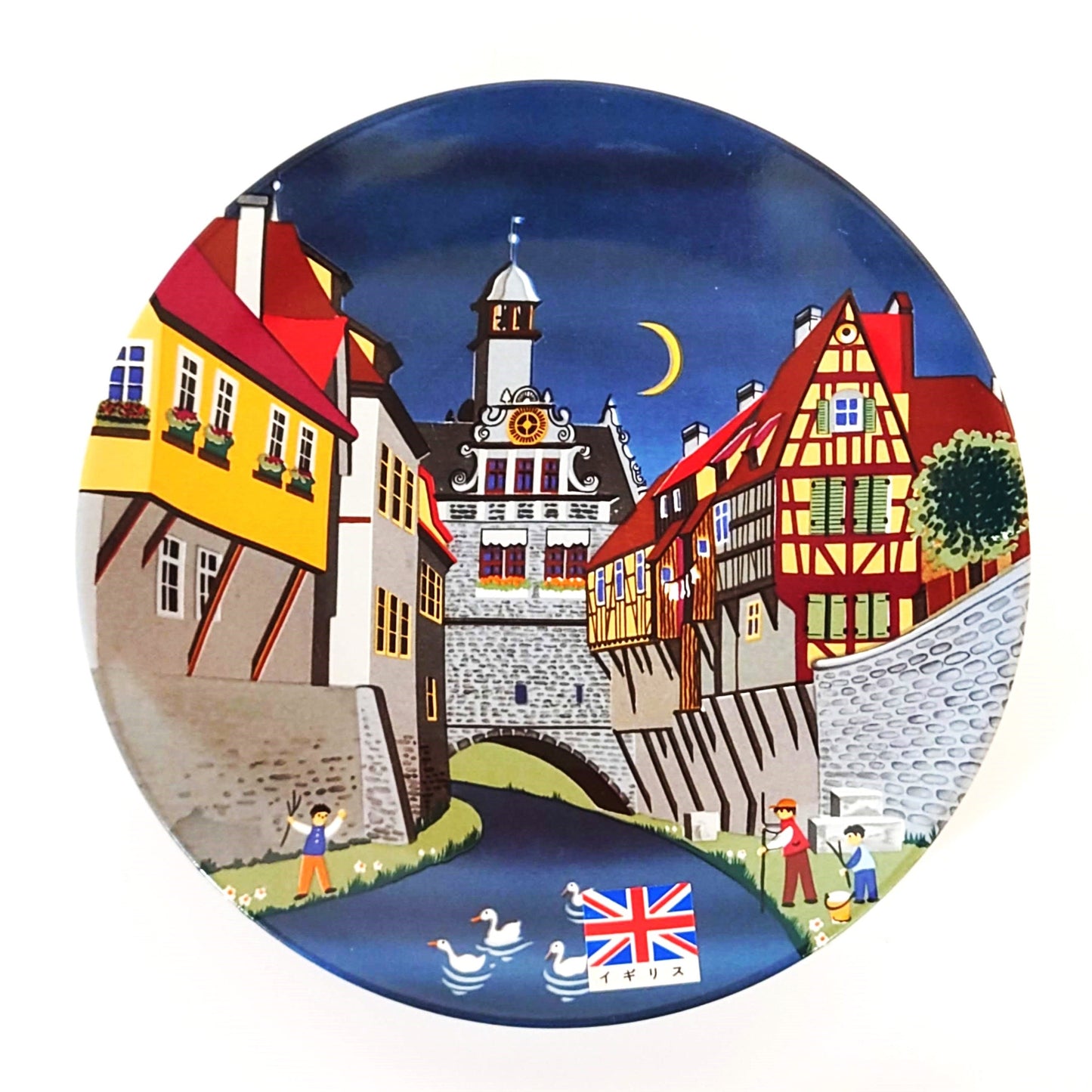 PoolePottery EuropeanTowns MARKTBREIT 飾皿　