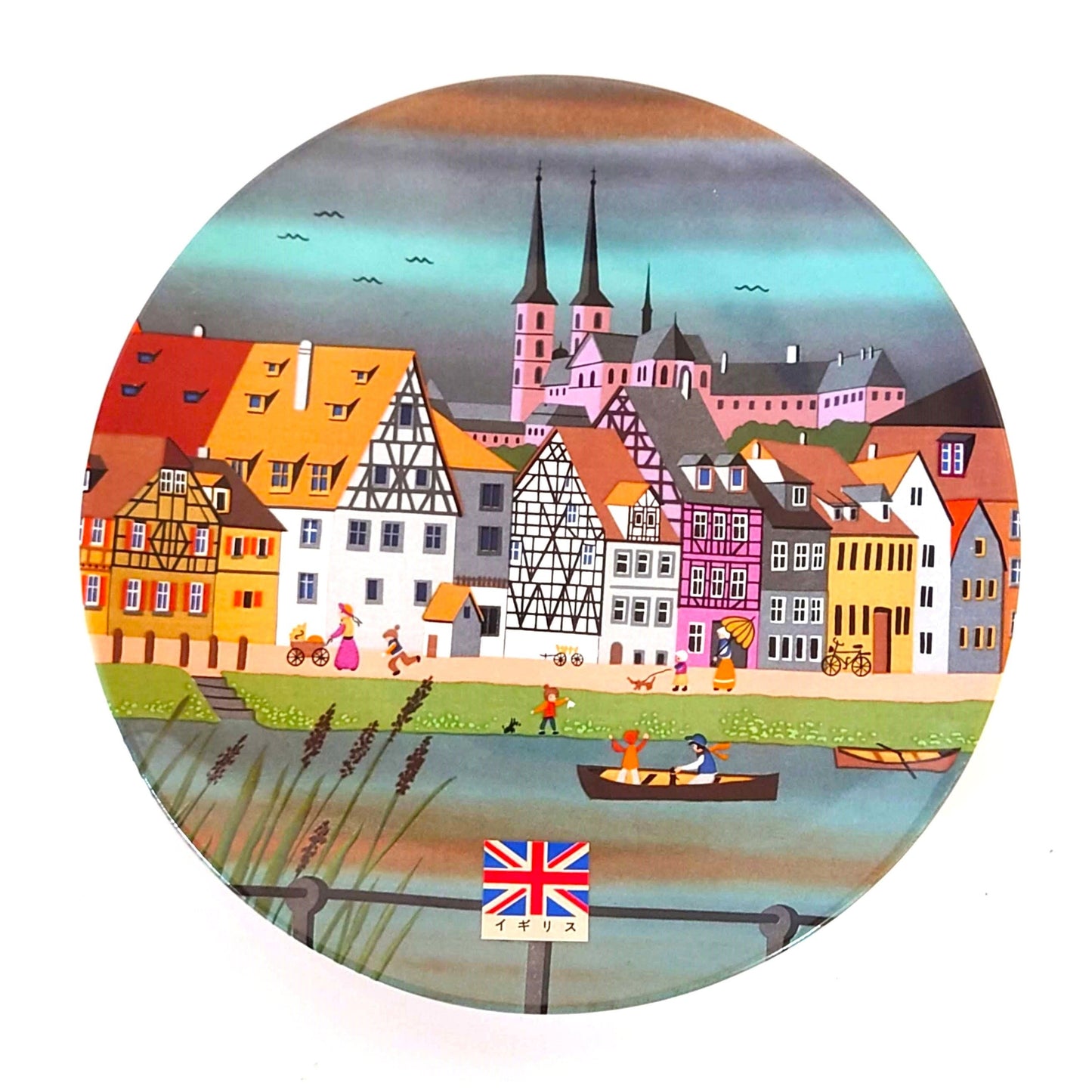 PoolePottery EuropeanTowns BAMBERG飾皿