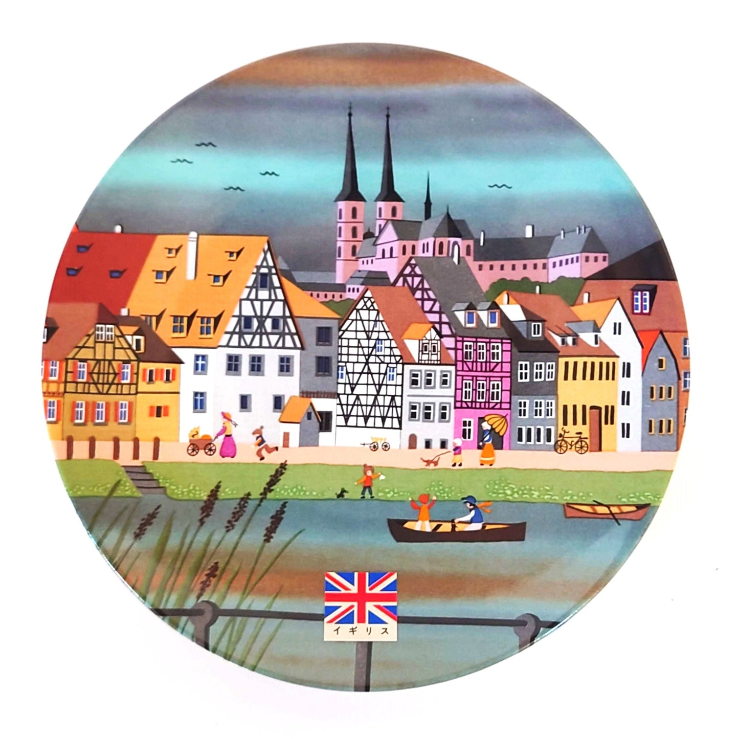 PoolePottery EuropeanTowns BAMBERG飾皿